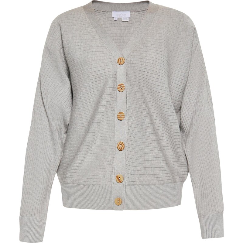 usha WHITE LABEL Kardigán sivá 65643085