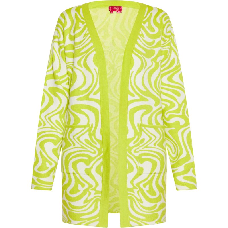 swirly Kardigán jablková / biela ako vlna 65643109