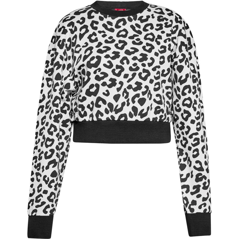 swirly Mikina čierna / biela 65693958