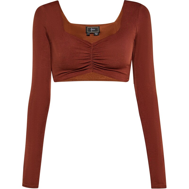 faina Tričko hrdzavohnedá 64215154