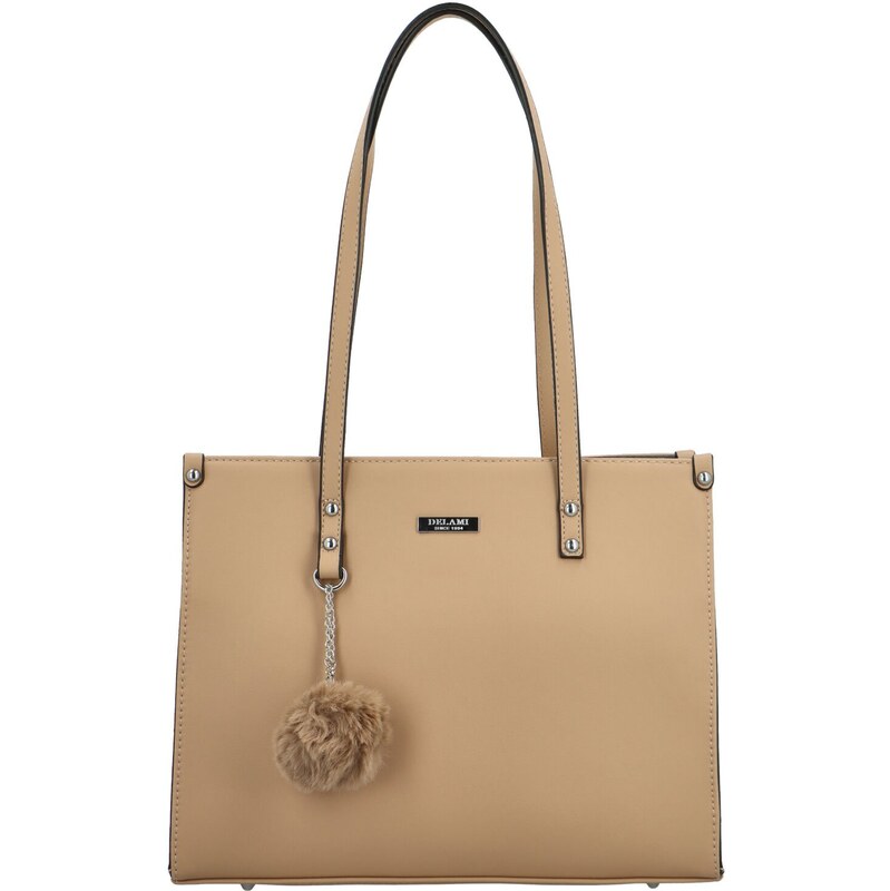 Dámska kabelka na rameno béžová - Delami Sabin béžová 63500749