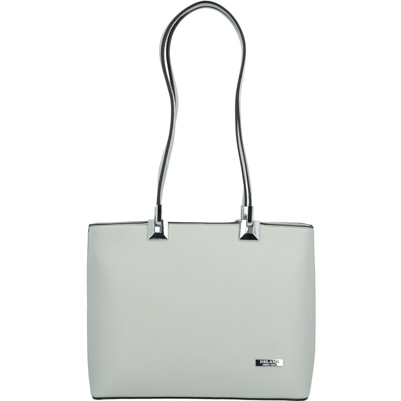 Dámska kabelka na rameno svetlo šedá - Delami Velvet Touch šedá 63500769