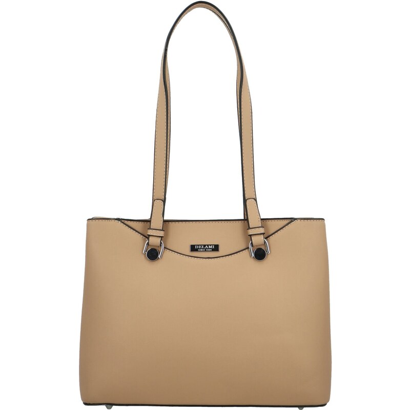 Dámska kabelka na rameno tmavo béžová - Delami Little Lady béžová 63500747