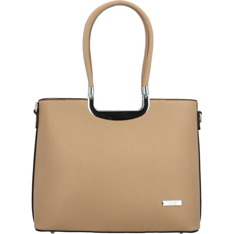 Dámska kabelka do ruky béžová - Delami Bella Rosa béžová 63500743