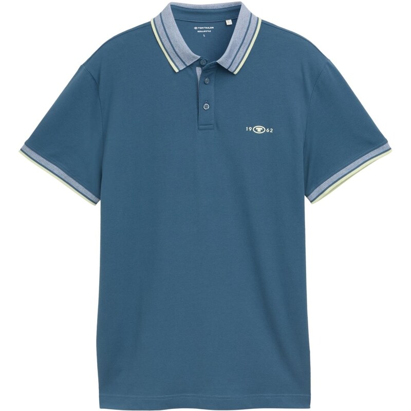 TOM TAILOR Tričko zafírová / biela 62734836