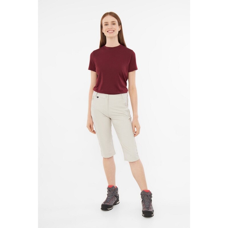 Dámske 3/4 nohavice Viking Expander béžová 63477221