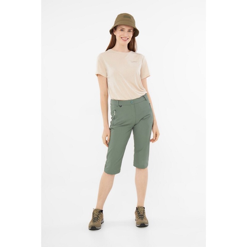 Dámske 3/4 nohavice Viking Expander zelená 63477220