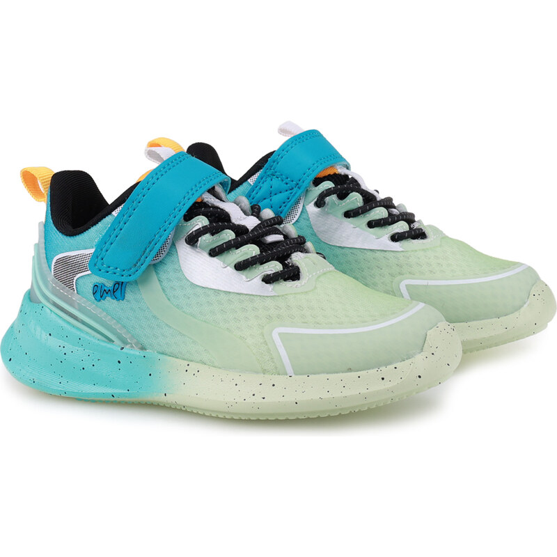 Emel Sport Chlapčenské tenisky na suchý zips E 4227 Modrá, Tyrkysová 63692750