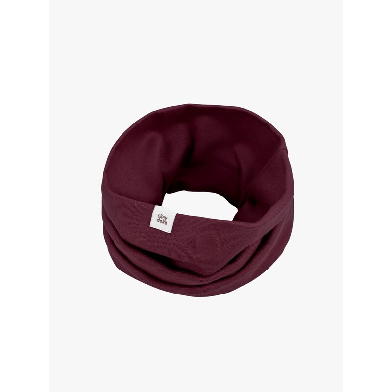 DOKE Detský nákrčník organic maroon 63477562