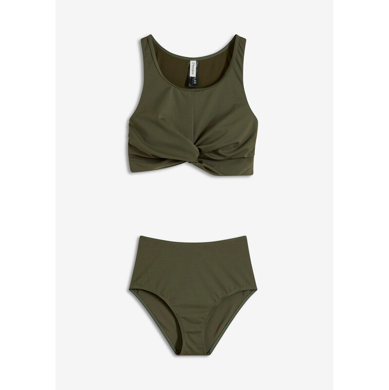 bonprix Bikiny bustier (2-dielne), z recyklovaného polyamidu, farba 63477610