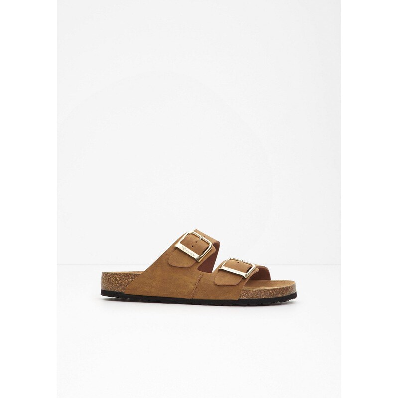 bonprix Šľapky Tamaris z kože, farba hnedá 63477702