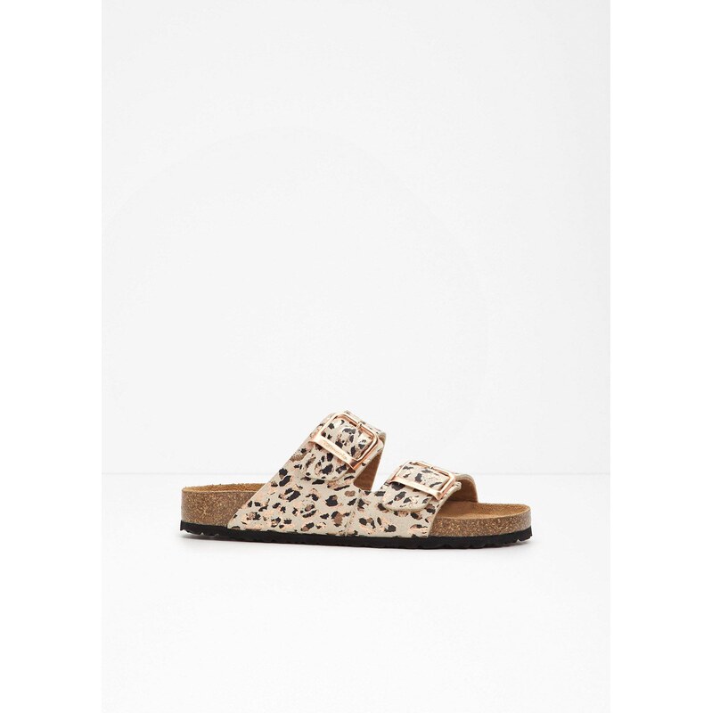 bonprix Šľapky Tamaris z kože, farba béžová 63477709