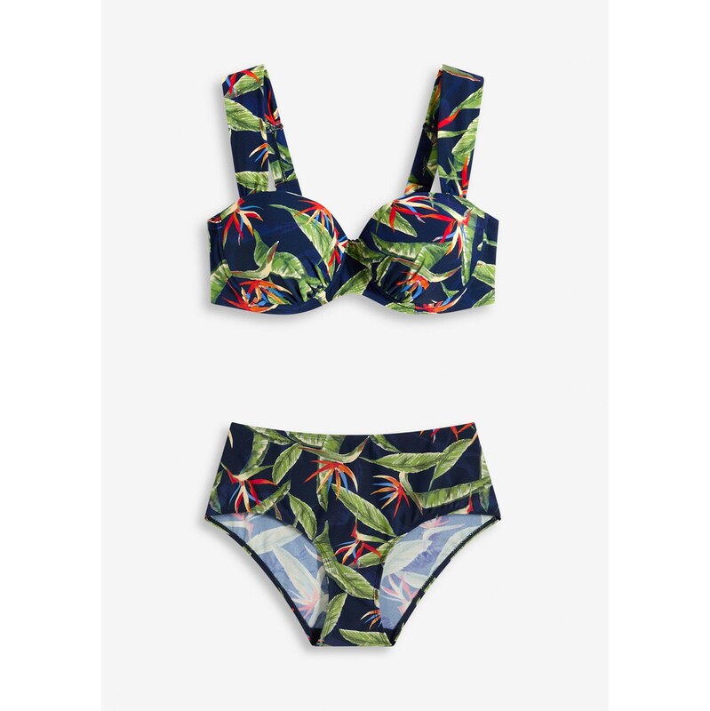 bonprix Bikiny Bardot (2-dielne), farba modrá 63477725