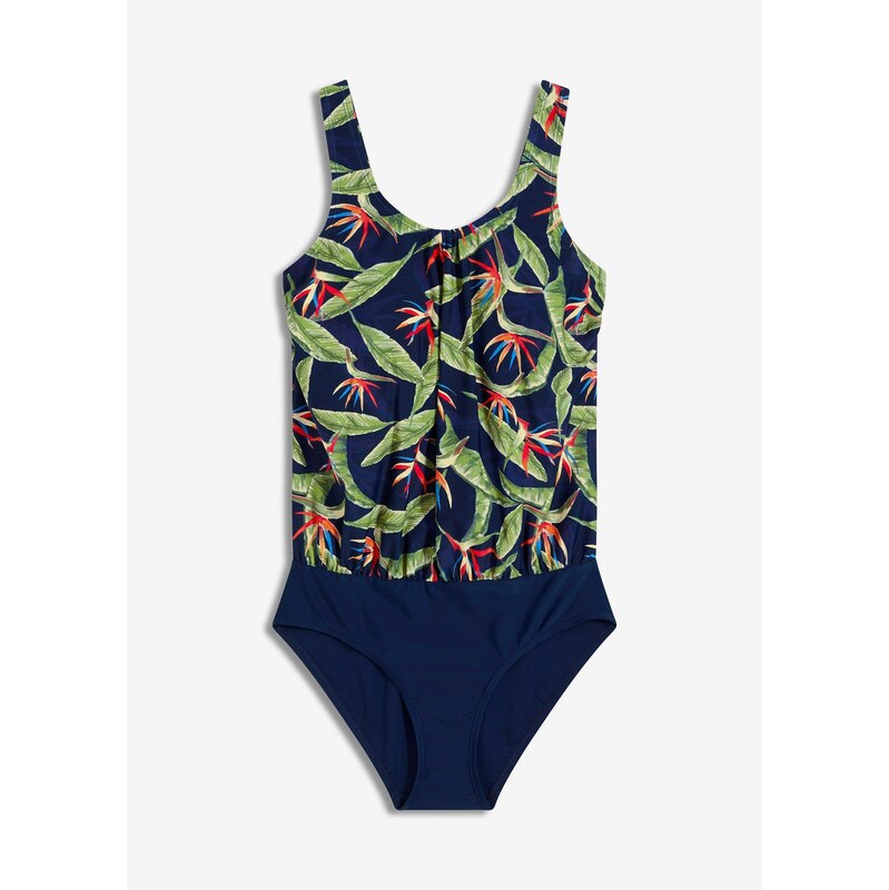 bonprix Jednodielne plavky, farba modrá 63477729