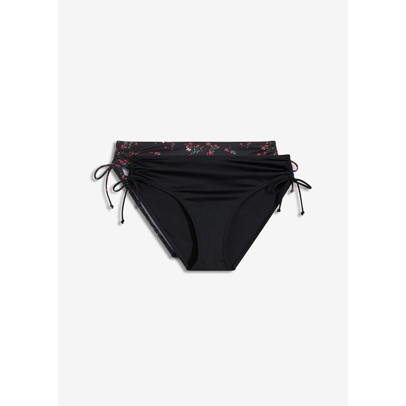 bonprix Bikinové nohavičky (2 ks), farba čierna 63477744
