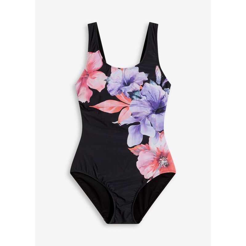 bonprix Sťahujúce plavky, ľahký tvarujúci efekt, farba čierna 63477772