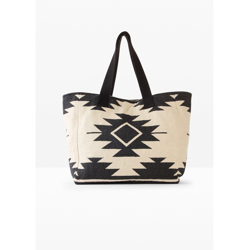 bonprix Taška Shopper Canvas, farba béžová 63477780