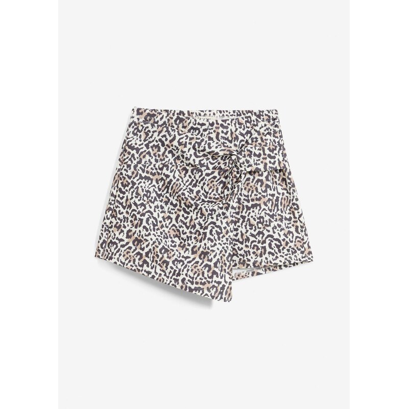 bonprix Nohavicová sukňa z pevného materiálu Interlock, farba biela 63477883