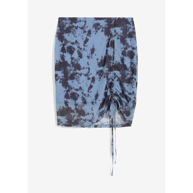 bonprix Mini sukňa zo sieťoviny, farba modrá 63477961