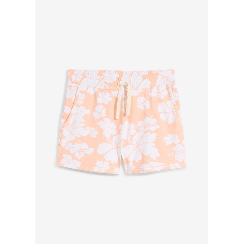 bonprix Džersejové šortky z čistej bio bavlny, farba oranžová 63478308