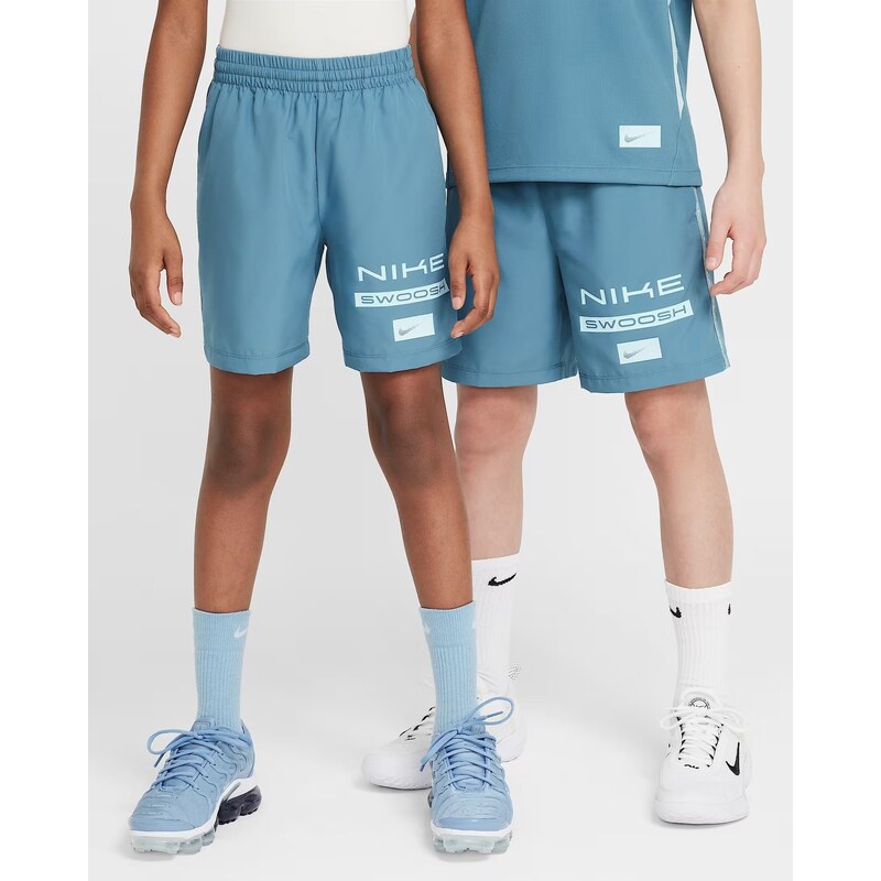 Nike Multi Big Kids Dri-Fit Woven Shorts SMOKEY BLUE/GLACIER BLUE 006 63479196