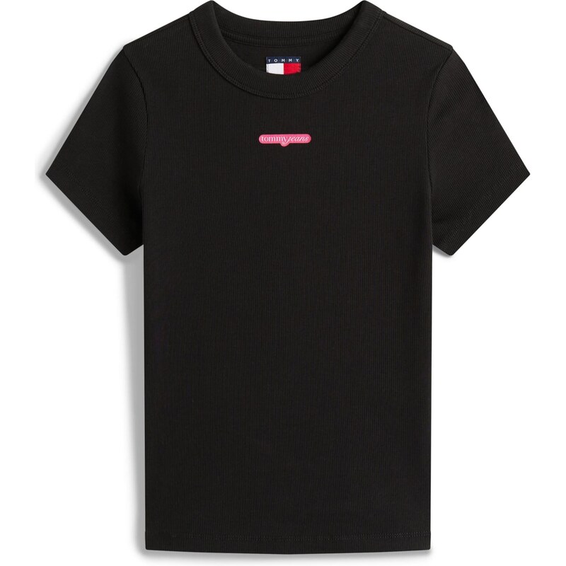 Tommy Jeans Tričko červená / čierna 63482899