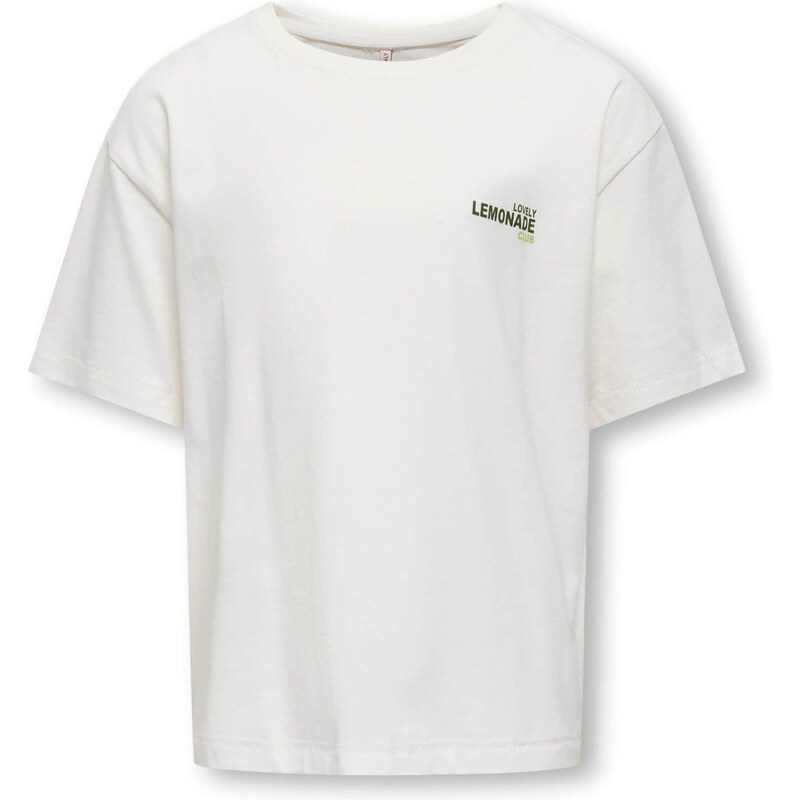 ONLY GIRLS Tričko KOGHelen citrónová / olivová / jedľová / biela 63482905