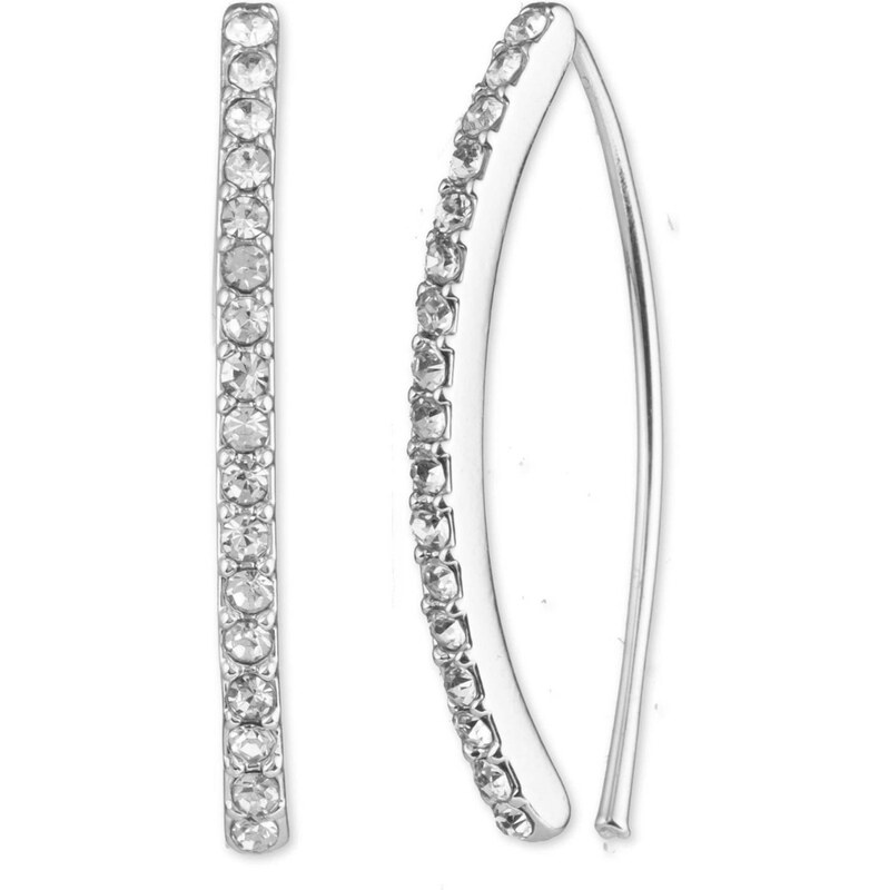 Lauren Ralph Lauren Náušnice strieborná / priehľadná 63482875