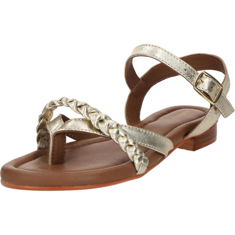 ABOUT YOU Remienkové sandále Hailey zlatá 63769067