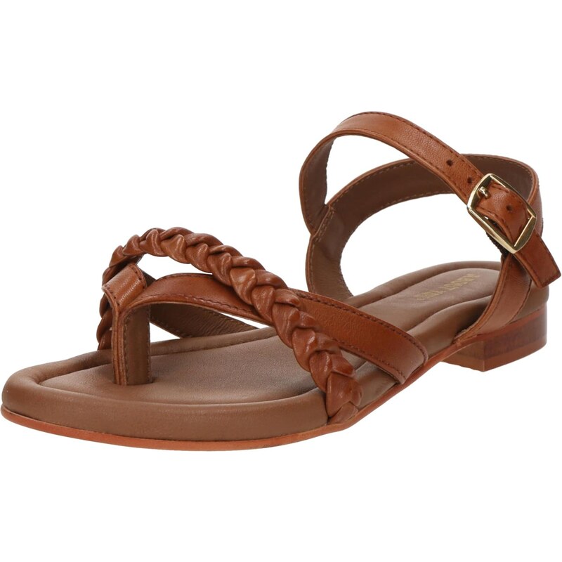 ABOUT YOU Remienkové sandále Hailey karamelová 63769068