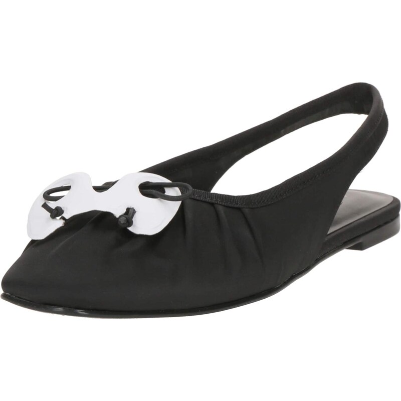 ALDO Baleríny s ramienkom ARLET čierna / šedobiela 63496390