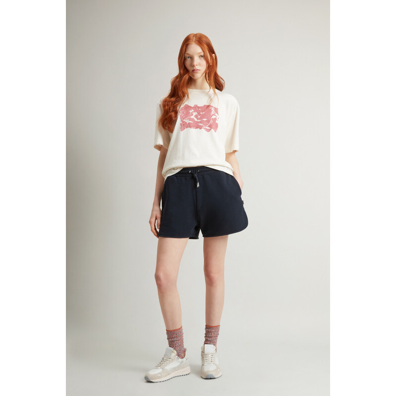 Teplákové šortky woolrich classic fleece short 63483364