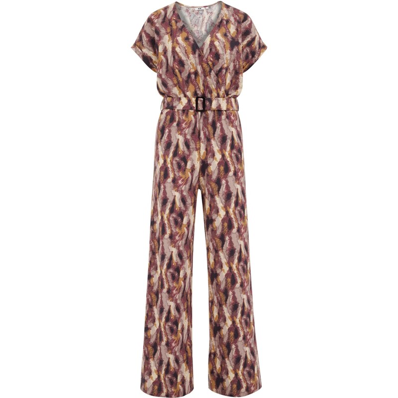 WE Fashion Overal svetlobéžová / gaštanová / pueblo / brokátová 65874818