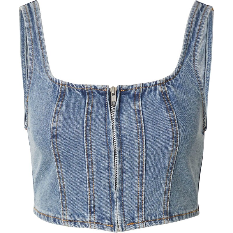 De Roos Top modrá denim 63482739