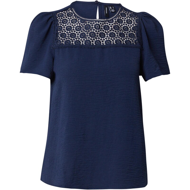 VERO MODA Blúzka VMALVA námornícka modrá 64731825