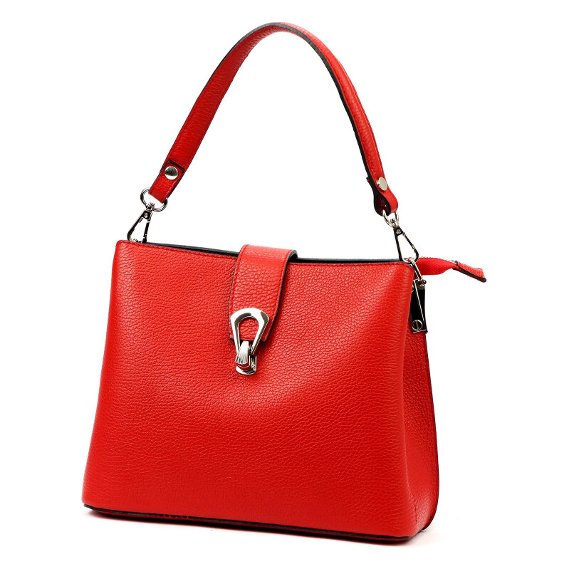 Kožená kabelka Luka červená KZ57581 63487564