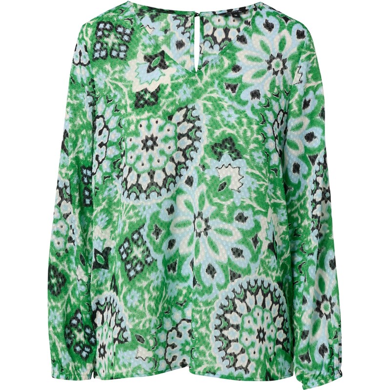 COMMA Blúzka svetlomodrá / kiwi / biela 63490682