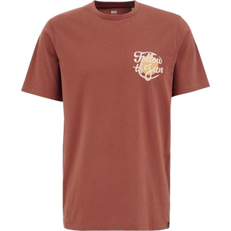 WE Fashion Tričko béžová / hrdzavohnedá / karí 63490905