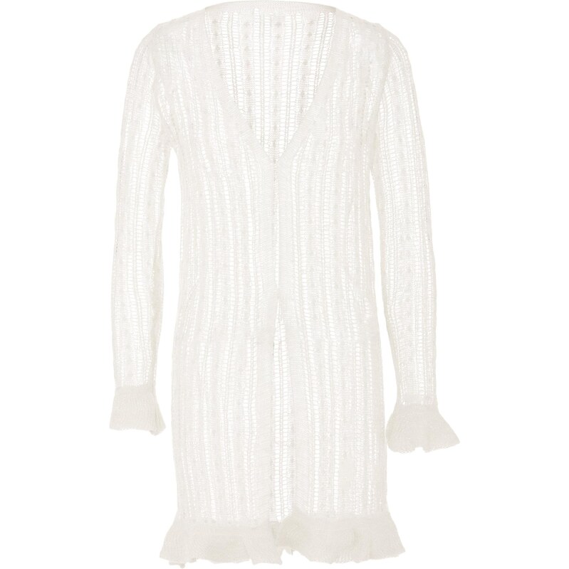 BLONDA Kardigán šedobiela 65869846