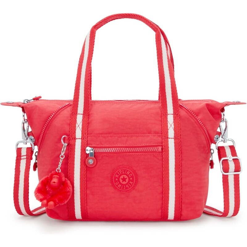 KIPLING Kabelka na rameno ART MINI červená / biela 65648250