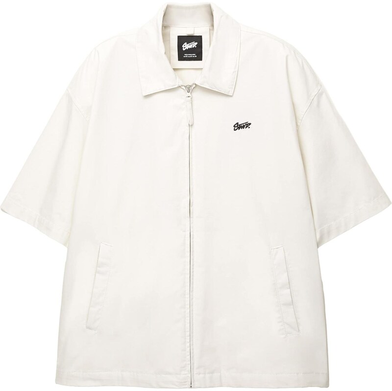 Pull&Bear Prechodná bunda STWD biela 65878257