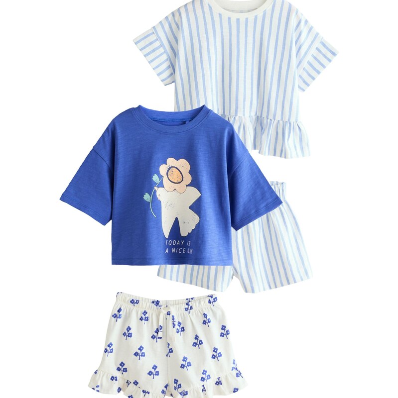 Next Set modrá / biela 64528573