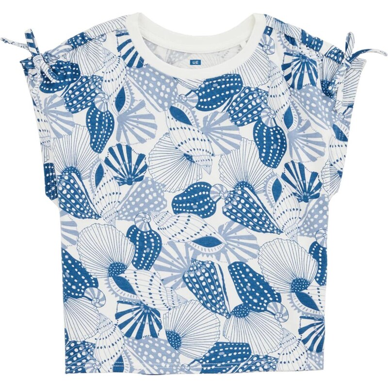 WE Fashion Tričko modrá / svetlomodrá / šedobiela 65651664