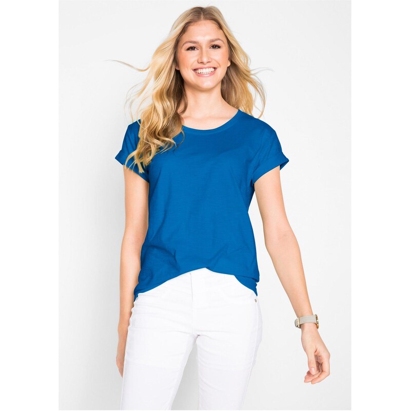bonprix Boxy tričko, farba modrá 64226122
