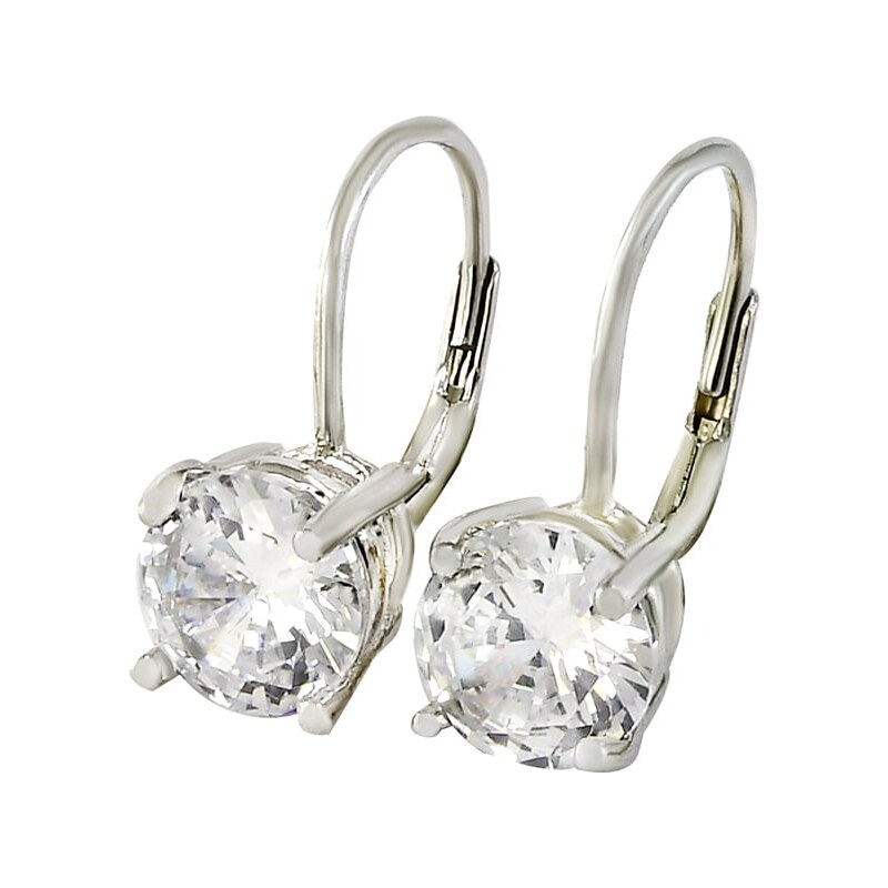 Strieborné náušnice Glare 760 63491426