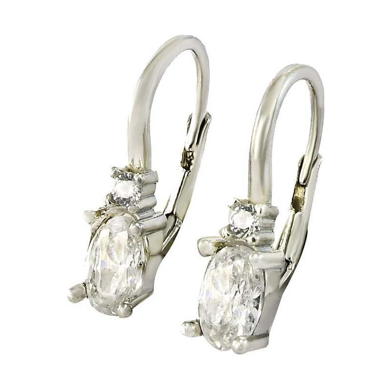 Strieborné náušnice Glare 762 63491428