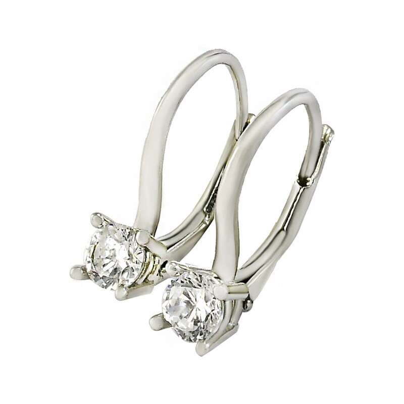 Strieborné náušnice Glare 763 63491429