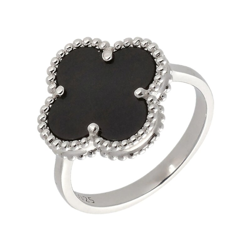 MAJYA Strieborný prsteň LUCKY JOE black 11839/7 64582789