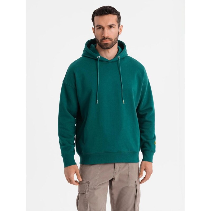 Ombre Clothing Pútavá zelená unisex mikina V17 SNBC-0105 63492437