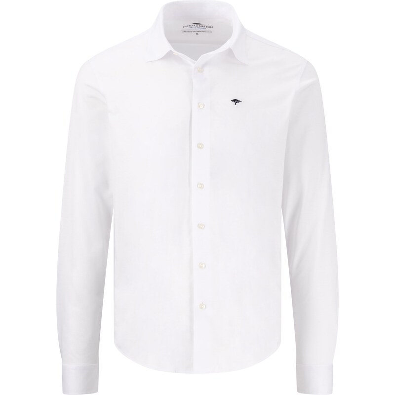 Pánska biela 24/7 jersey košeľa FYNCH-HATTON casual fit 63495504
